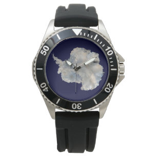 Antarktis (Blaumarmor der NASA) Armbanduhr