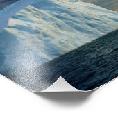 Antarktis Eisberg, Eiswasser, Dramatisches Sky-Fot Fotodruck (Ecke)