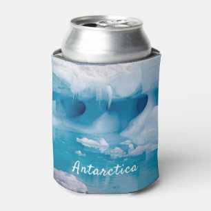Antarktis-Eisberg-Foto mit Text Dosenkühler