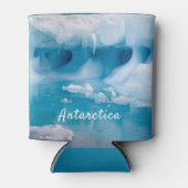 Antarktis-Eisberg-Foto mit Text Dosenkühler (Vorderseite)