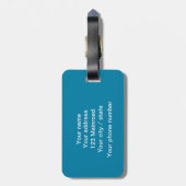 Antarktis-Eisberg-Foto mit Text Gepäckanhänger (Rückseite vertikal)