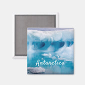 Antarktis-Eisberg-Foto mit Text Magnet (Vorderseite/Rückseite)