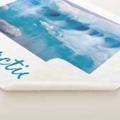 Antarktis-Eisberg-Foto mit Text Sherpadecke (3/4)