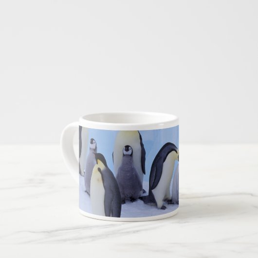 Antarktis, Emporer-Pinguine Espressotasse (Vorderseite Links)