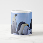 Antarktis, Emporer-Pinguine Jumbo-Tasse (Vorderseite)