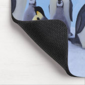Antarktis, Emporer-Pinguine Mousepad (Ecke)