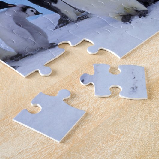 Antarktis, Emporer-Pinguine Puzzle (Seite)