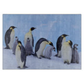 Antarktis, Emporer-Pinguine Schneidebrett (Vorderseite)