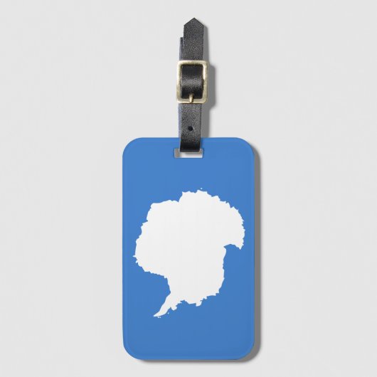 Antarktis-Flagge Gepäckanhänger (Vorderseite Vertikal)