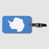 Antarktis-Flagge Gepäckanhänger (Vorderseite (Horizontal))