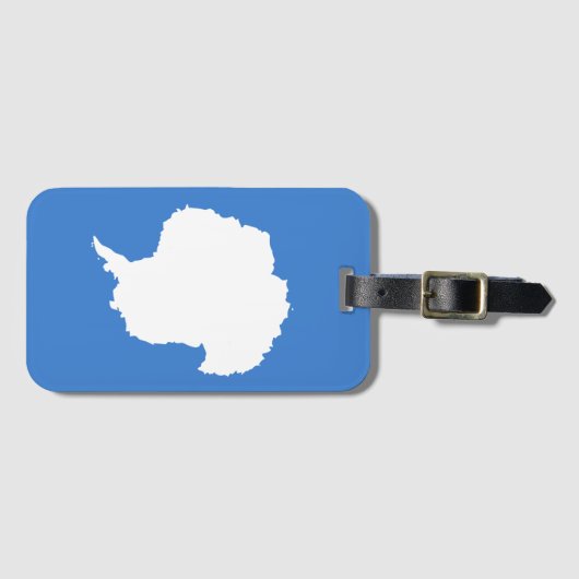 Antarktis-Flagge Gepäckanhänger (Vorderseite (Horizontal))