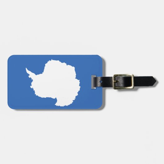 Antarktis-Flagge Gepäckanhänger (Vorderseite horizontal)