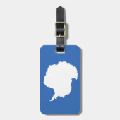 Antarktis-Flagge Gepäckanhänger (Vorderseite vertikal)