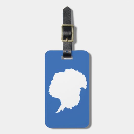 Antarktis-Flagge Gepäckanhänger (Vorderseite vertikal)