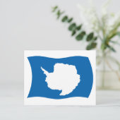 Antarktis-Flagge Postkarte (Stehend Vorderseite)