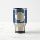 Antarktis-Flagge Reisebecher (Mittel)