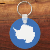 Antarktis-Flagge Schlüsselanhänger (Vorderseite)