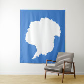 Antarktis-Flagge Wandteppich (Beispiel)