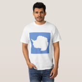 Antarktis-Flaggenemblem T-Shirt (Vorne ganz)