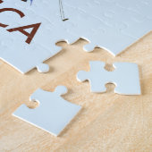 Antarktis Für Abenteuer Reiseplakat Karte. Puzzle (Seite)