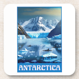 Antarktis Getränkeuntersetzer