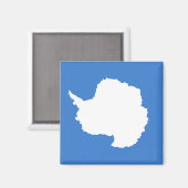 Antarktis Hochwertige Flagge Magnet (Vorderseite/Rückseite)