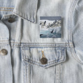 Antarktis, Insel Paulet. Adelie Pinguine Button (Beispiel)