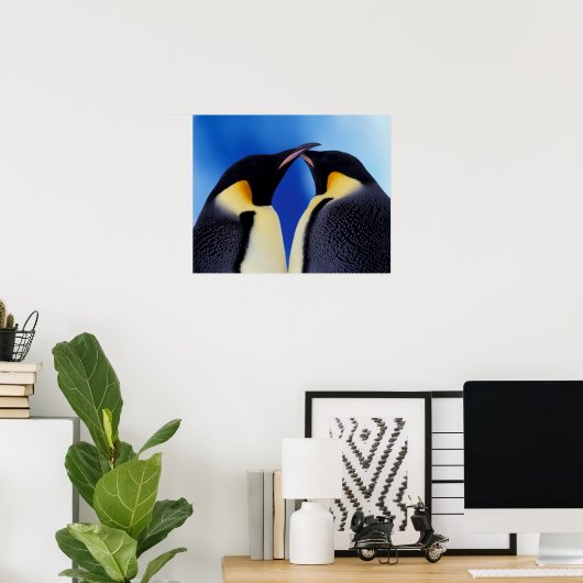 Antarktis, Kaiser Pinguin (Aptenodytes 2 Poster (Heimbüro)