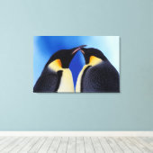 Antarktis, Kaiserpinguine Leinwanddruck (Insitu (Holzboden))