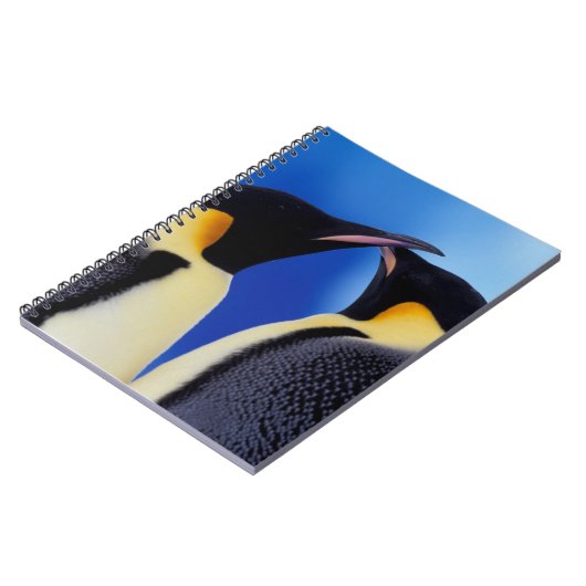 Antarktis, Kaiserpinguine Notizblock (Linke Seite)