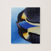 Antarktis, Kaiserpinguine Puzzle (Vertikal)