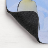 Antarktis. Kaiserpinguine und Küken Mousepad (Ecke)