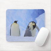 Antarktis. Kaiserpinguine und Küken Mousepad (Mit Mouse)