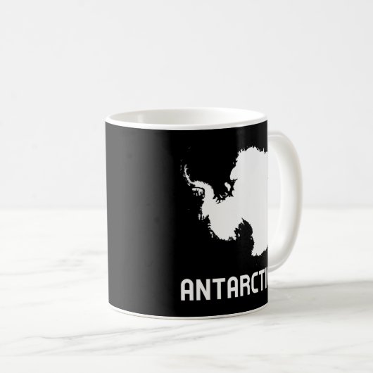 Antarktis Kontinent Kaffeetasse (VorderseiteRechts)