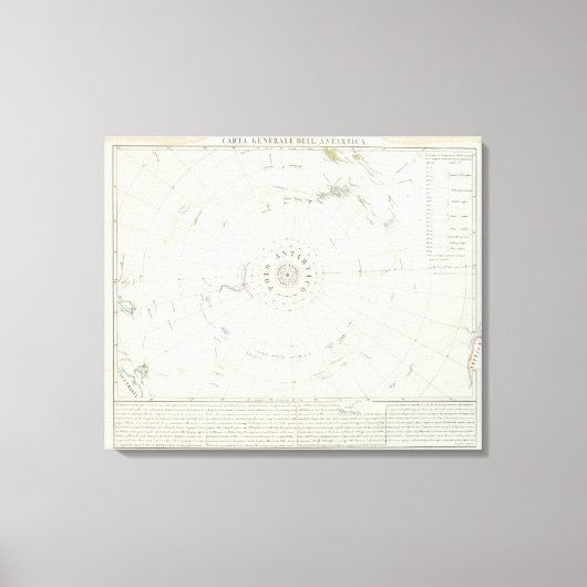 Antarktis Leinwanddruck (Vorderseite)