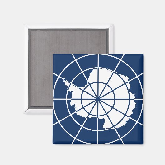 Antarktis-Magnet Magnet (Vorderseite/Rückseite)