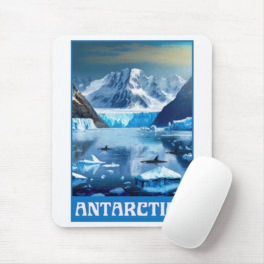 Antarktis Mousepad (Mit Mouse)