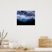 Antarktis, Paradise Bay. Eisberg im Kristall Poster (Küche)