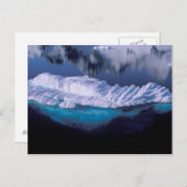 Antarktis, Paradise Bay. Eisberg im Kristall Postkarte (Vorne/Hinten)