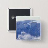 Antarktis, Paradise Bay, Massive Wellenformen Button (Vorne & Hinten)