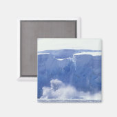Antarktis, Paradise Bay, Massive Wellenformen Magnet (Vorderseite/Rückseite)