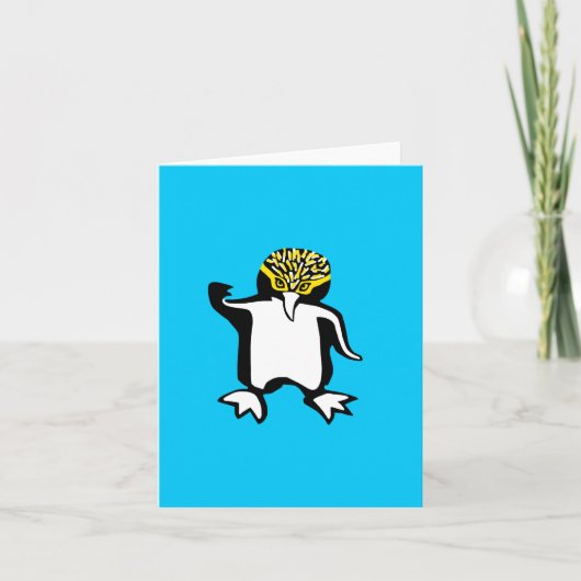 Antarktis - PENGUIN - gefährdetes Tier - blau (Vorderseite)