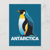 Antarktis Penguin Postkarte (Vorderseite)