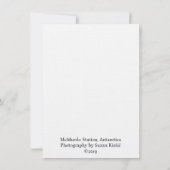 Antarktis Personalisiert Stationerie Dankeskarte (Rückseite)