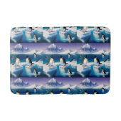 Antarktis-Pinguin-Badematte Badematte (Vorderseite)