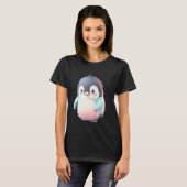 Antarktis Pinguin Fans Niedlicher Pinguin T-Shirt (Vorne ganz)