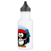 Antarktis Pitate Penguin Edelstahlflasche (Rechts)