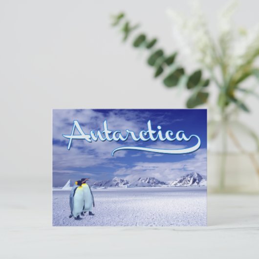 Antarktis Postkarte (Stehend Vorderseite)