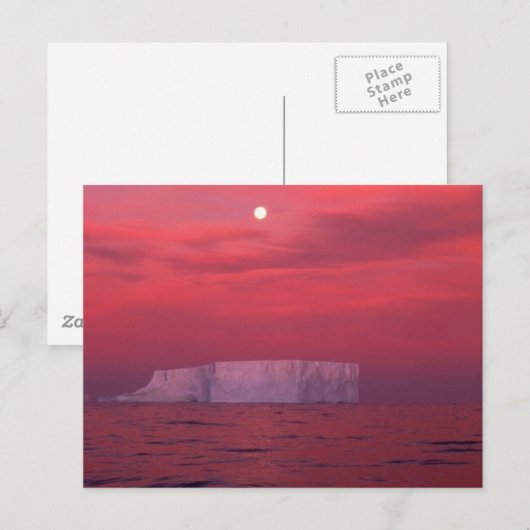 Antarktis Postkarte (Vorne/Hinten)