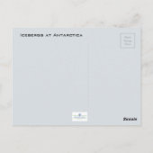 Antarktis Postkarte (Rückseite)